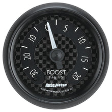 Load image into Gallery viewer, AutoMeter 8001 GAUGE, VAC/BOOST, 2 1/16", 30INHG-20PSI, MECHANICAL, GT