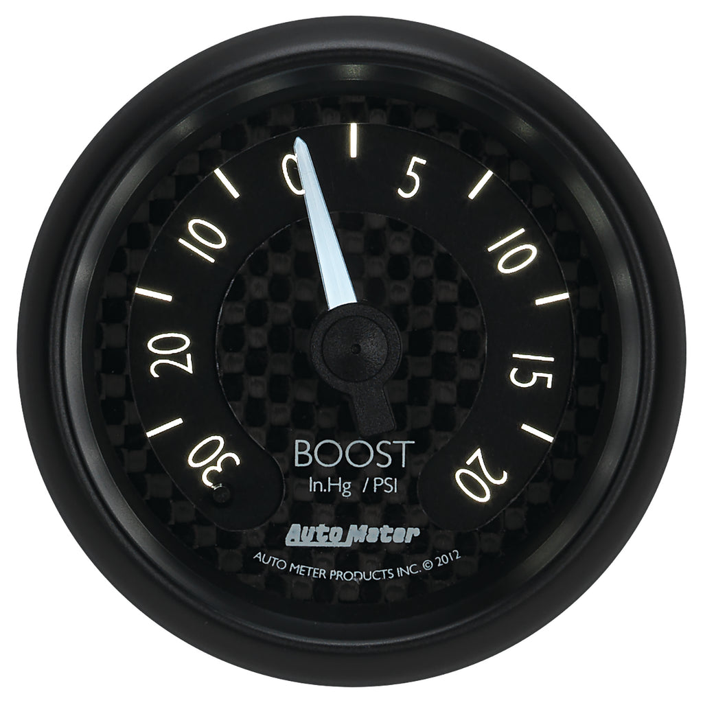 AutoMeter 8001 GAUGE, VAC/BOOST, 2 1/16", 30INHG-20PSI, MECHANICAL, GT