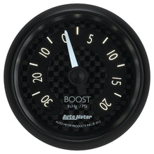 Load image into Gallery viewer, AutoMeter 8001 GAUGE, VAC/BOOST, 2 1/16", 30INHG-20PSI, MECHANICAL, GT