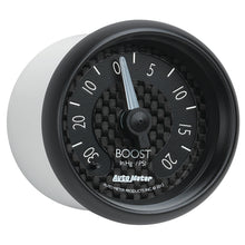 Load image into Gallery viewer, AutoMeter 8001 GAUGE, VAC/BOOST, 2 1/16", 30INHG-20PSI, MECHANICAL, GT