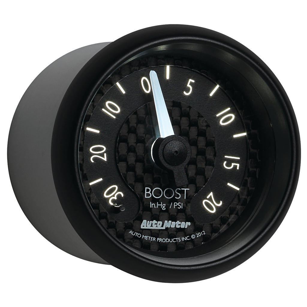AutoMeter 8001 GAUGE, VAC/BOOST, 2 1/16", 30INHG-20PSI, MECHANICAL, GT