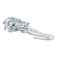 Load image into Gallery viewer, CURT 80020 27" Safety Chain with 1 S-Hook (2,000 lbs, Clear Zinc)