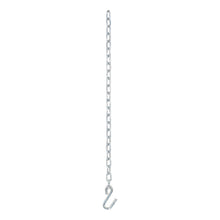 Load image into Gallery viewer, CURT 80020 27" Safety Chain with 1 S-Hook (2,000 lbs, Clear Zinc)