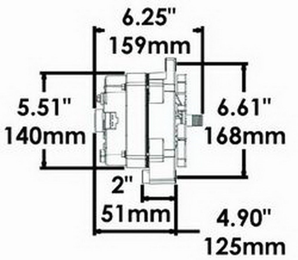 Powermaster Performance 8003 Racing Alternator