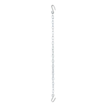 Load image into Gallery viewer, CURT 80031 48" Safety Chain with 2 S-Hooks (5,000 lbs, Clear Zinc, Packaged)