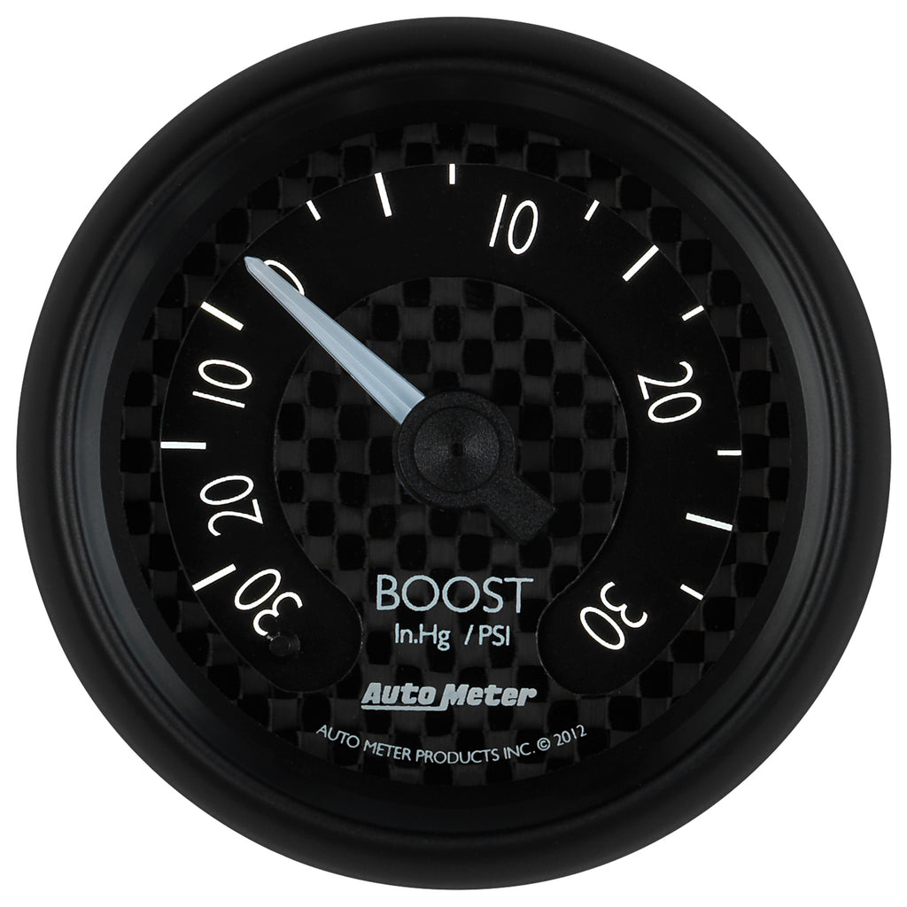AutoMeter 8003 GAUGE, VAC/BOOST, 2 1/16", 30INHG-30PSI, MECHANICAL, GT