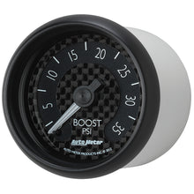 Load image into Gallery viewer, AutoMeter 8004 GAUGE, BOOST, 2 1/16", 35PSI, MECHANICAL, GT