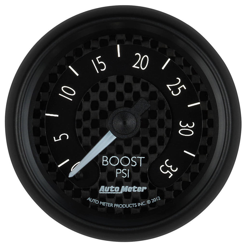 AutoMeter 8004 GAUGE, BOOST, 2 1/16", 35PSI, MECHANICAL, GT