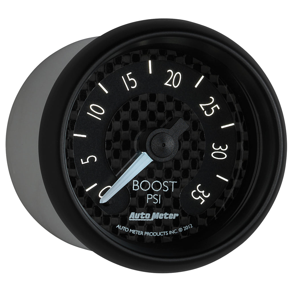 AutoMeter 8004 GAUGE, BOOST, 2 1/16", 35PSI, MECHANICAL, GT