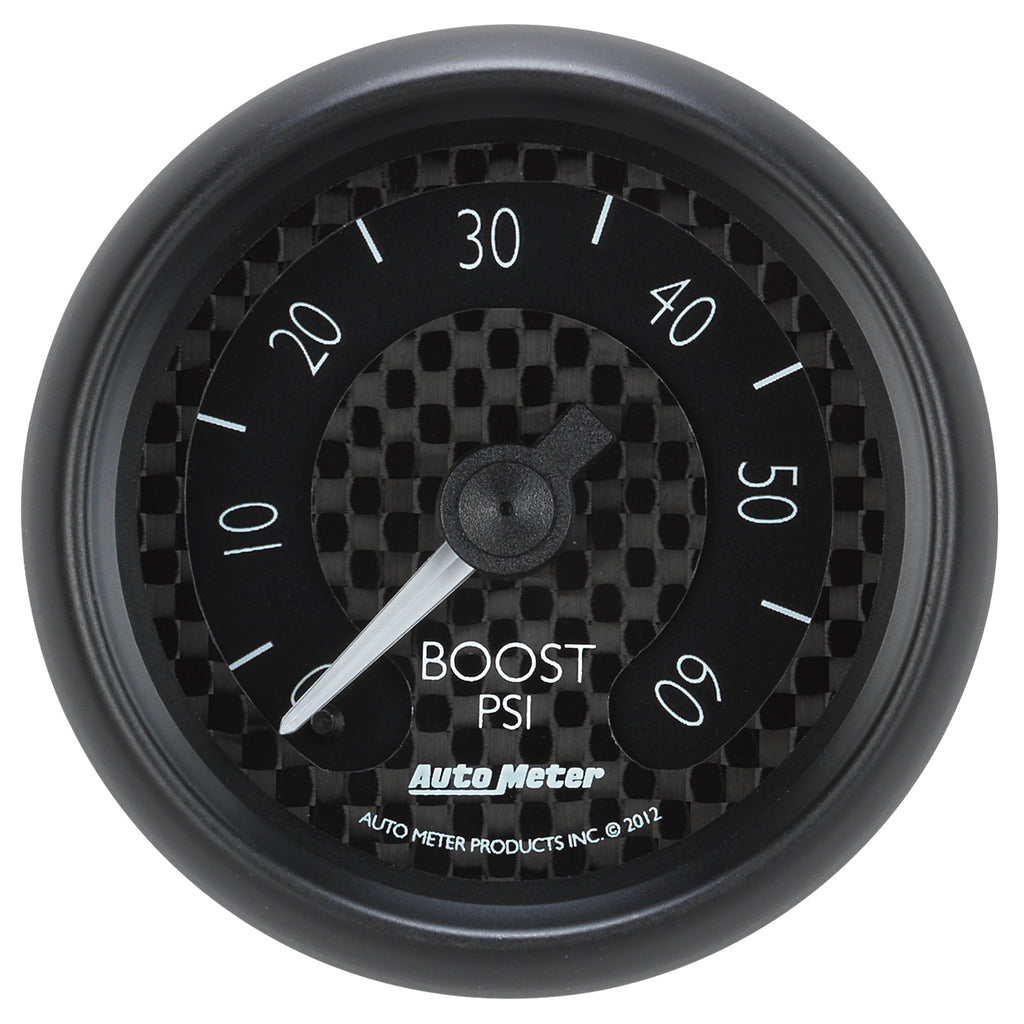 AutoMeter 8005 GAUGE, BOOST, 2 1/16", 60PSI, MECHANICAL, GT