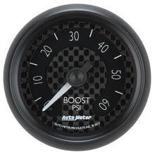 Load image into Gallery viewer, AutoMeter 8005 GAUGE, BOOST, 2 1/16", 60PSI, MECHANICAL, GT