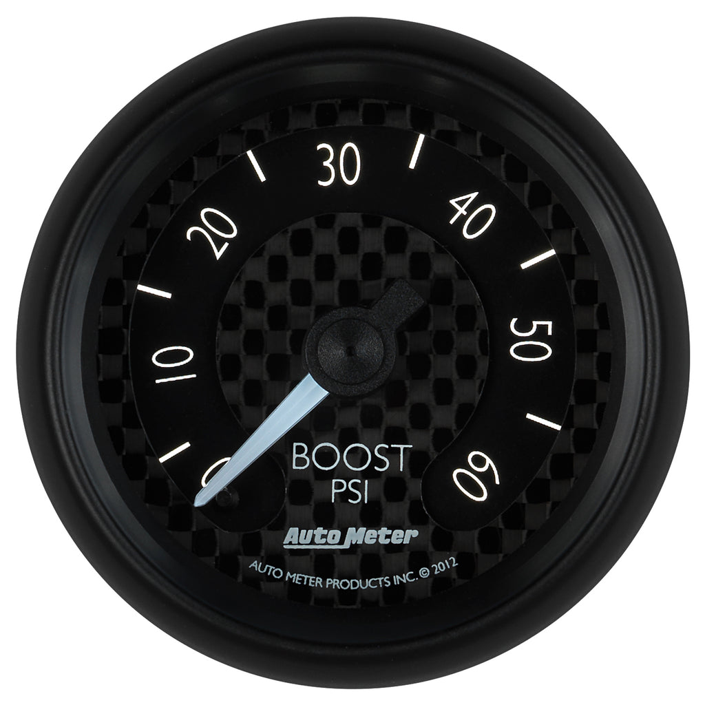 AutoMeter 8005 GAUGE, BOOST, 2 1/16", 60PSI, MECHANICAL, GT