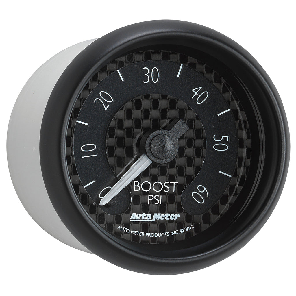 AutoMeter 8005 GAUGE, BOOST, 2 1/16", 60PSI, MECHANICAL, GT
