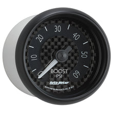 Load image into Gallery viewer, AutoMeter 8005 GAUGE, BOOST, 2 1/16", 60PSI, MECHANICAL, GT
