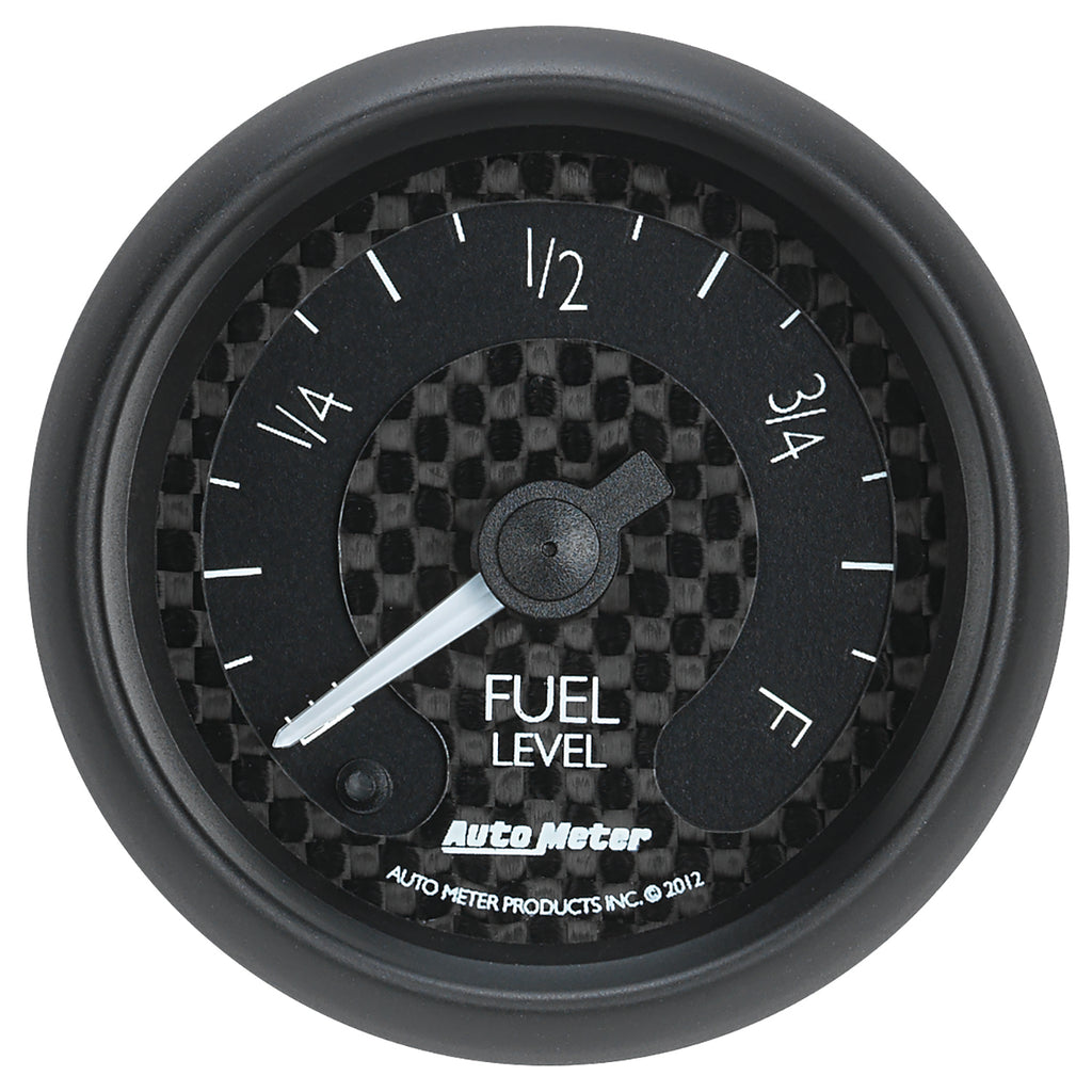 AutoMeter 8010 GAUGE, FUEL LEVEL, 2 1/16", PROGRAMMABLE, GT