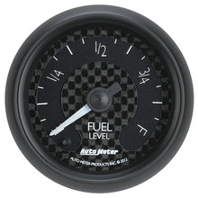 Load image into Gallery viewer, AutoMeter 8010 GAUGE, FUEL LEVEL, 2 1/16", PROGRAMMABLE, GT