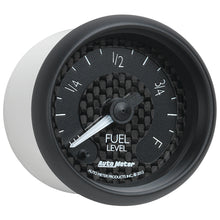Load image into Gallery viewer, AutoMeter 8010 GAUGE, FUEL LEVEL, 2 1/16", PROGRAMMABLE, GT