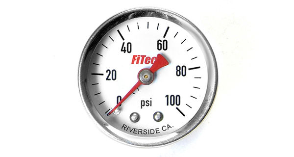 FiTech Fuel Injection 80115 Fuel Pressure Gauge