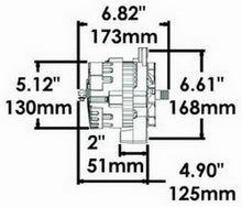 Load image into Gallery viewer, Powermaster Performance 8012 Racing Alternator