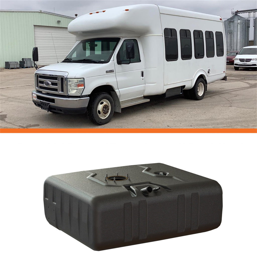 TITAN Fuel Tanks 8020199 After-Axle Utility Tank for Select Ford E-350 Club Wagon, Ford E-350 Econoline Club Wagon, Ford E-350 Super Duty, Ford E-450 Econoline Super Duty, Ford E-450 Super Duty, Ford E-550 Econoline Super Duty, Ford E-550 Super Duty,
