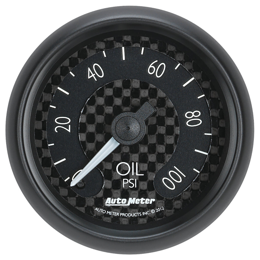 AutoMeter 8021 GAUGE, OIL PRESS, 2 1/16", 100PSI, MECH, GT