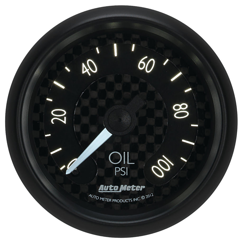AutoMeter 8021 GAUGE, OIL PRESS, 2 1/16", 100PSI, MECH, GT