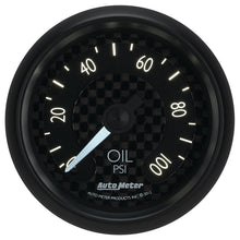 Load image into Gallery viewer, AutoMeter 8021 GAUGE, OIL PRESS, 2 1/16", 100PSI, MECH, GT