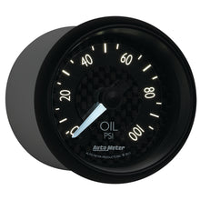 Load image into Gallery viewer, AutoMeter 8021 GAUGE, OIL PRESS, 2 1/16", 100PSI, MECH, GT
