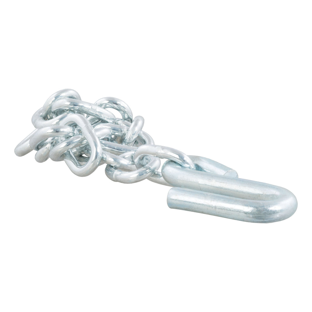 CURT 80300 27" Safety Chain with 1 S-Hook (7,000 lbs, Clear Zinc)
