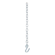 Load image into Gallery viewer, CURT 80300 27" Safety Chain with 1 S-Hook (7,000 lbs, Clear Zinc)