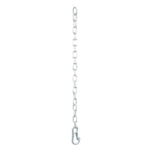 Load image into Gallery viewer, CURT 80313 27" Safety Chain with 1 Snap Hook (5,000 lbs, Clear Zinc)