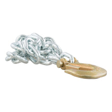 Load image into Gallery viewer, CURT 80314 35" Safety Chain with 1 Clevis Hook (11,700 lbs, Clear Zinc)