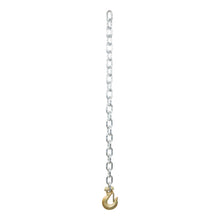 Load image into Gallery viewer, CURT 80314 35" Safety Chain with 1 Clevis Hook (11,700 lbs, Clear Zinc)