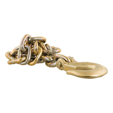 Load image into Gallery viewer, CURT 80316 35" Safety Chain with 1 Clevis Hook (24,000 lbs, Yellow Zinc)
