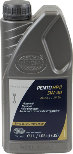 Pentosin 8042107 Pento High Performance II 5W40 Synthetic Engine Oil - 1 L