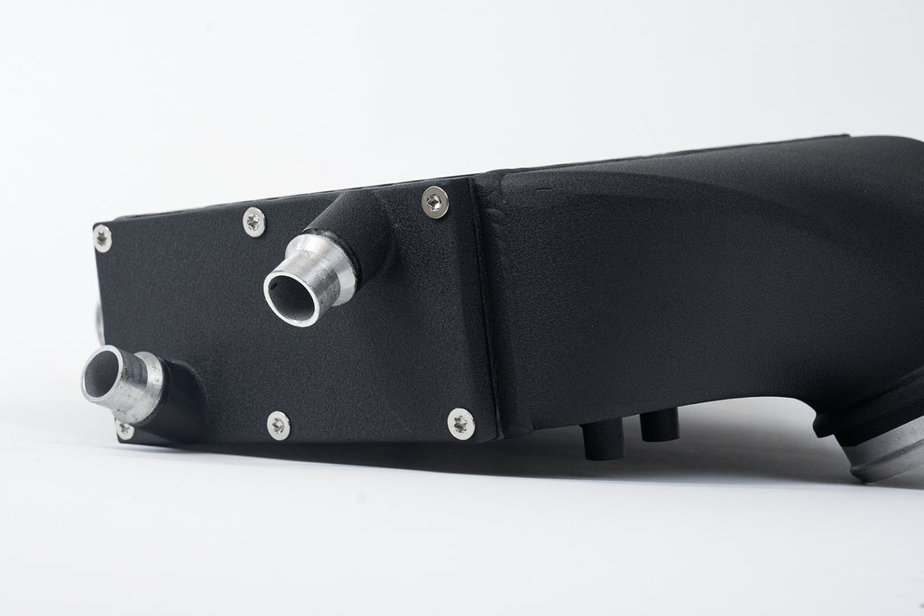 CSF Cooling - Racing & High Performance Division 8082 F8X M3 / M4 / M2 Comp Top Mount Charge-Air-Cooler - Crinkle Black Finish for Select BMW M2, BMW M3, BMW M4