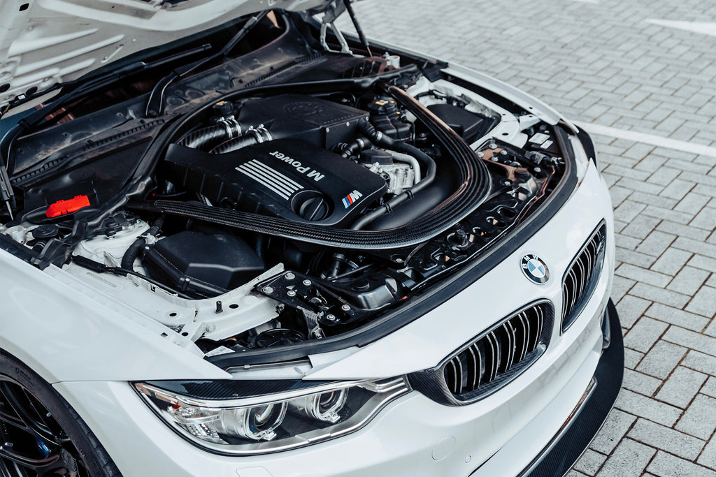 CSF Cooling - Racing & High Performance Division 8082 F8X M3 / M4 / M2 Comp Top Mount Charge-Air-Cooler - Crinkle Black Finish for Select BMW M2, BMW M3, BMW M4