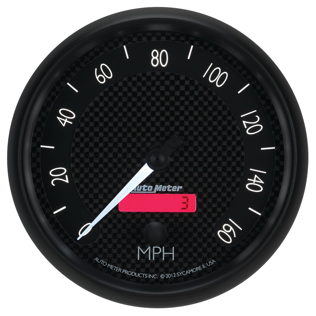 AutoMeter 8089 GAUGE, SPEEDOMETER, 5", 160MPH, ELEC. PROGRAMMABLE, GT