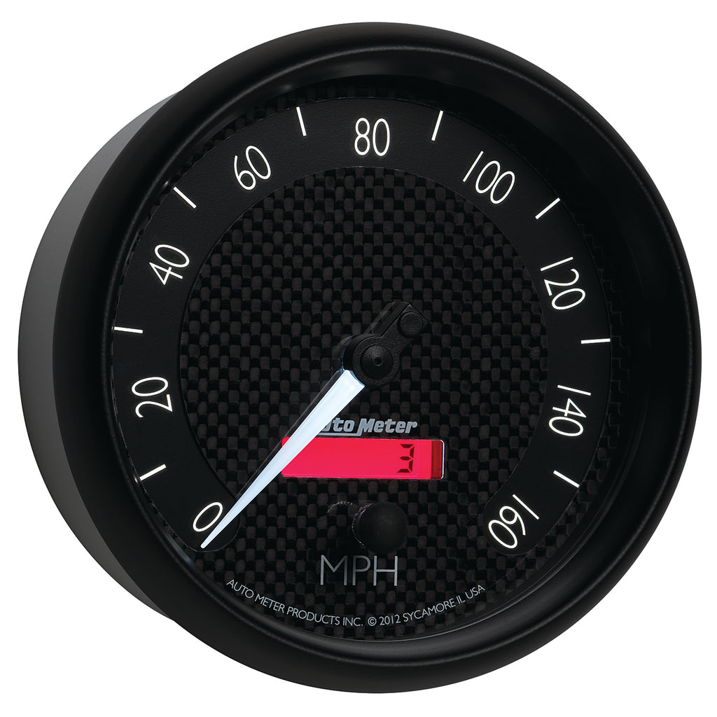 AutoMeter 8089 GAUGE, SPEEDOMETER, 5", 160MPH, ELEC. PROGRAMMABLE, GT