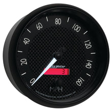 Load image into Gallery viewer, AutoMeter 8089 GAUGE, SPEEDOMETER, 5", 160MPH, ELEC. PROGRAMMABLE, GT