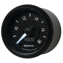 Load image into Gallery viewer, AutoMeter 8091 GAUGE, VOLTMETER, 2 1/16", 18V, DIGITAL STEPPER MOTOR, GT