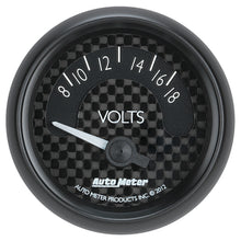 Load image into Gallery viewer, AutoMeter 8092 GAUGE, VOLTMETER, 2 1/16", 18V, ELEC, GT
