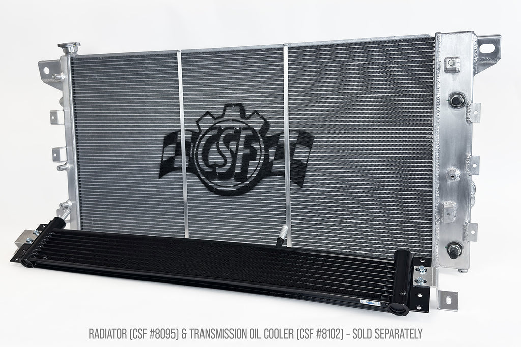 CSF Cooling - Racing & High Performance Division 8095 2nd Gen Raptor & 13/14th Gen F-150 Heavy-Duty All-Aluminum Radiator for Select Ford Expedition, Ford F-150, Lincoln Navigator
