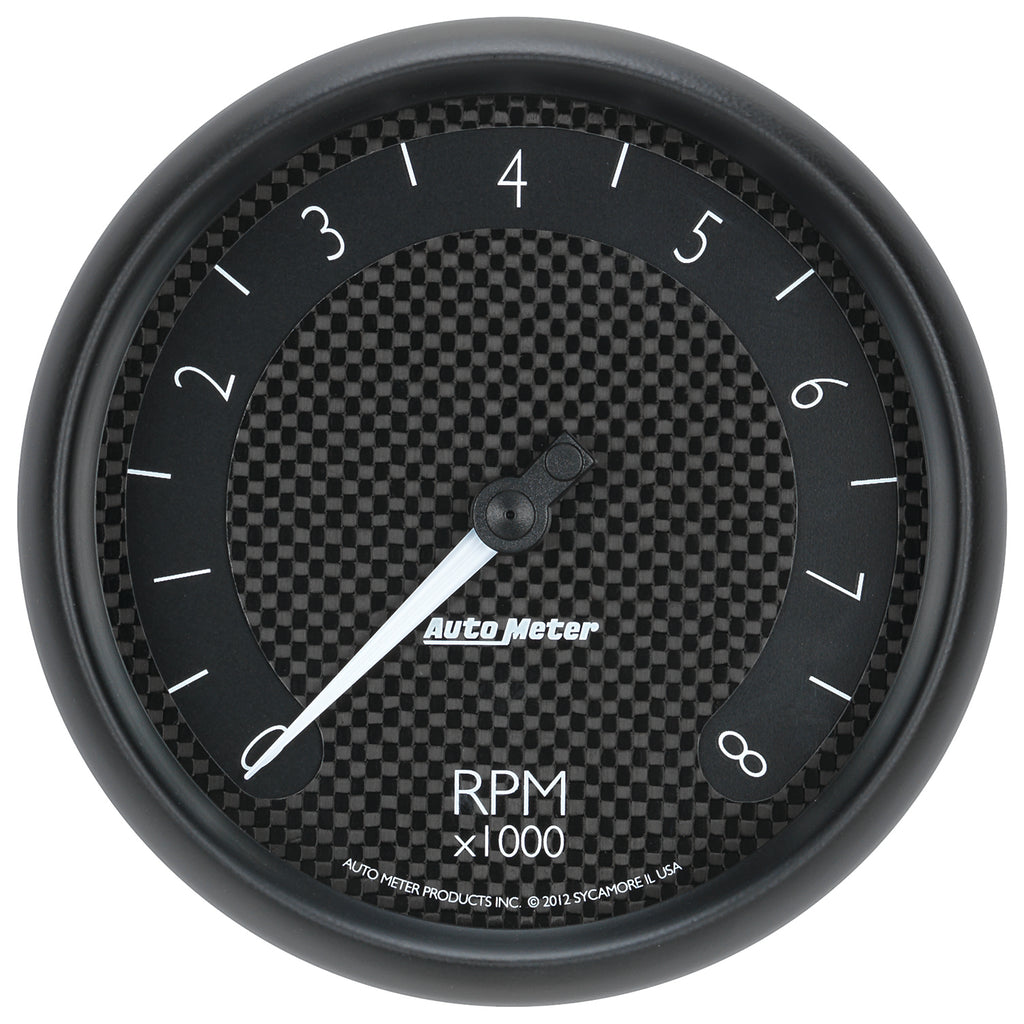 AutoMeter 8098 GAUGE, TACHOMETER, 5", 8K RPM, IN-DASH, GT