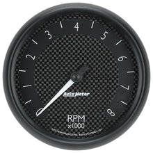 Load image into Gallery viewer, AutoMeter 8098 GAUGE, TACHOMETER, 5", 8K RPM, IN-DASH, GT