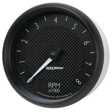 Load image into Gallery viewer, AutoMeter 8098 GAUGE, TACHOMETER, 5", 8K RPM, IN-DASH, GT
