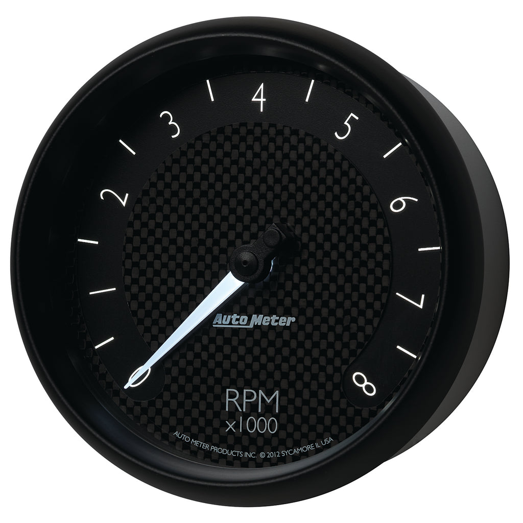 AutoMeter 8098 GAUGE, TACHOMETER, 5", 8K RPM, IN-DASH, GT