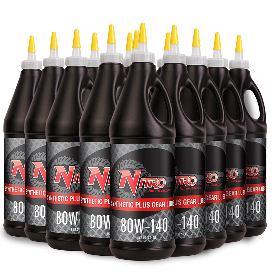 80W-140-Synthetic-Plus-Gear-Oil-Gl5-12-Quarts-Case-Nitro-Gear--Axle