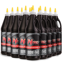 Load image into Gallery viewer, 80W-140-Synthetic-Plus-Gear-Oil-Gl5-12-Quarts-Case-Nitro-Gear--Axle