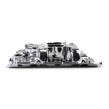 Load image into Gallery viewer, Performer-2-O-Manifold-For-1965-90-BB-Chevy-Oval-Port-Heads,-Chrome-Plasma